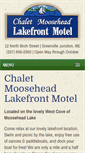 Mobile Screenshot of mooseheadlodging.com